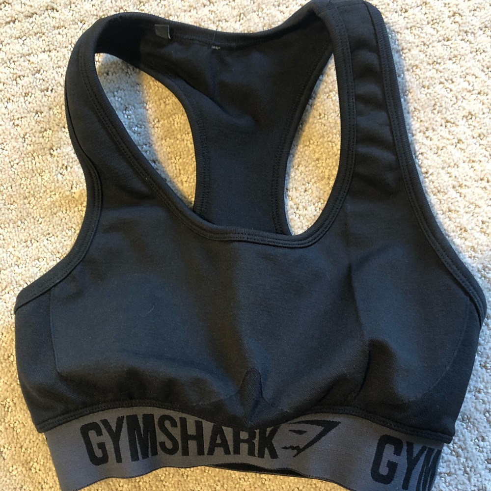 Black Gymshark Flex Bra